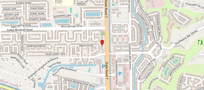 Map to Boca Brazil Supermarket