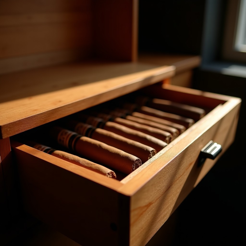 Cigar lounge still life