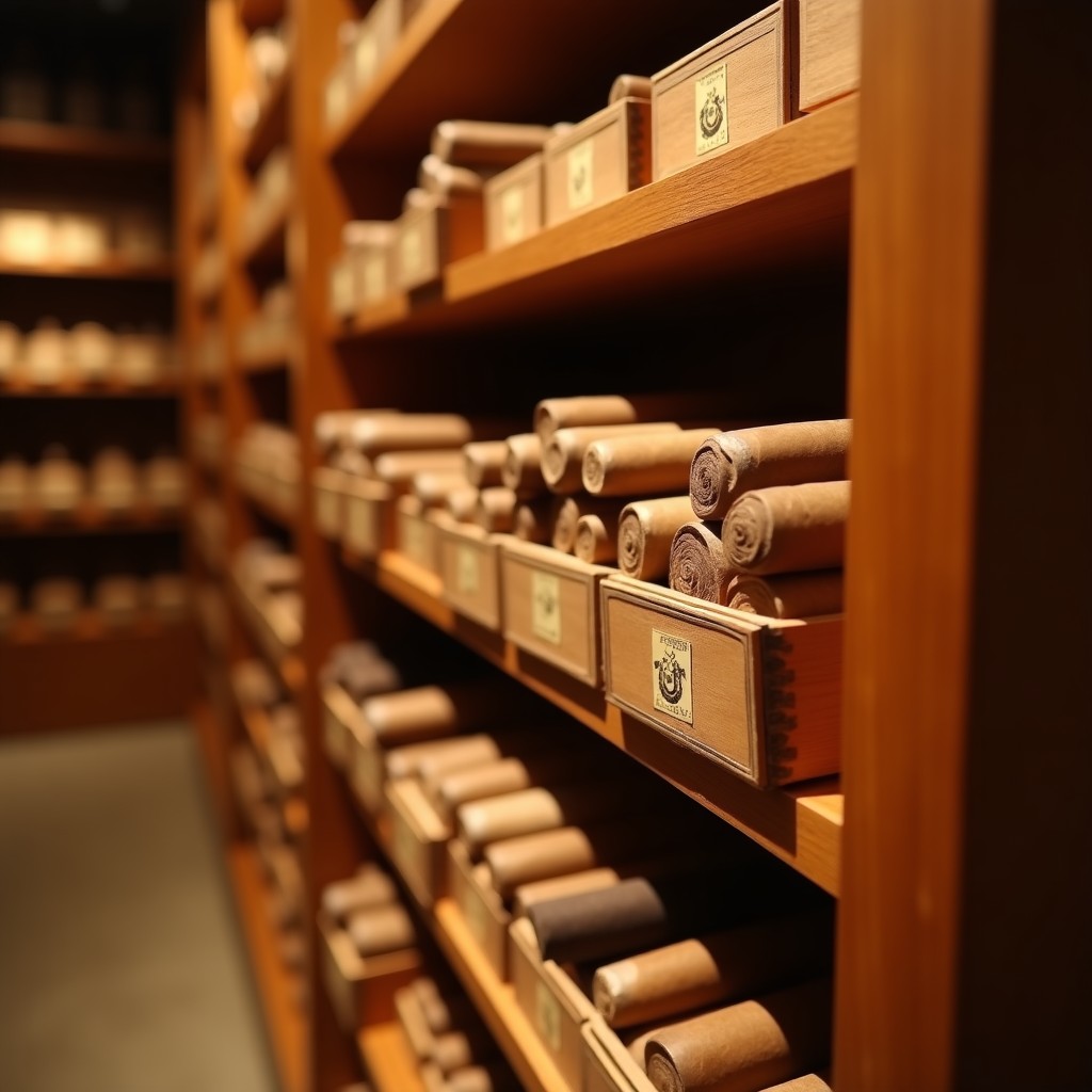 Premium cigar selection