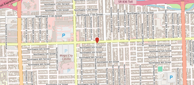 Map to Las Mercedes Minimarket