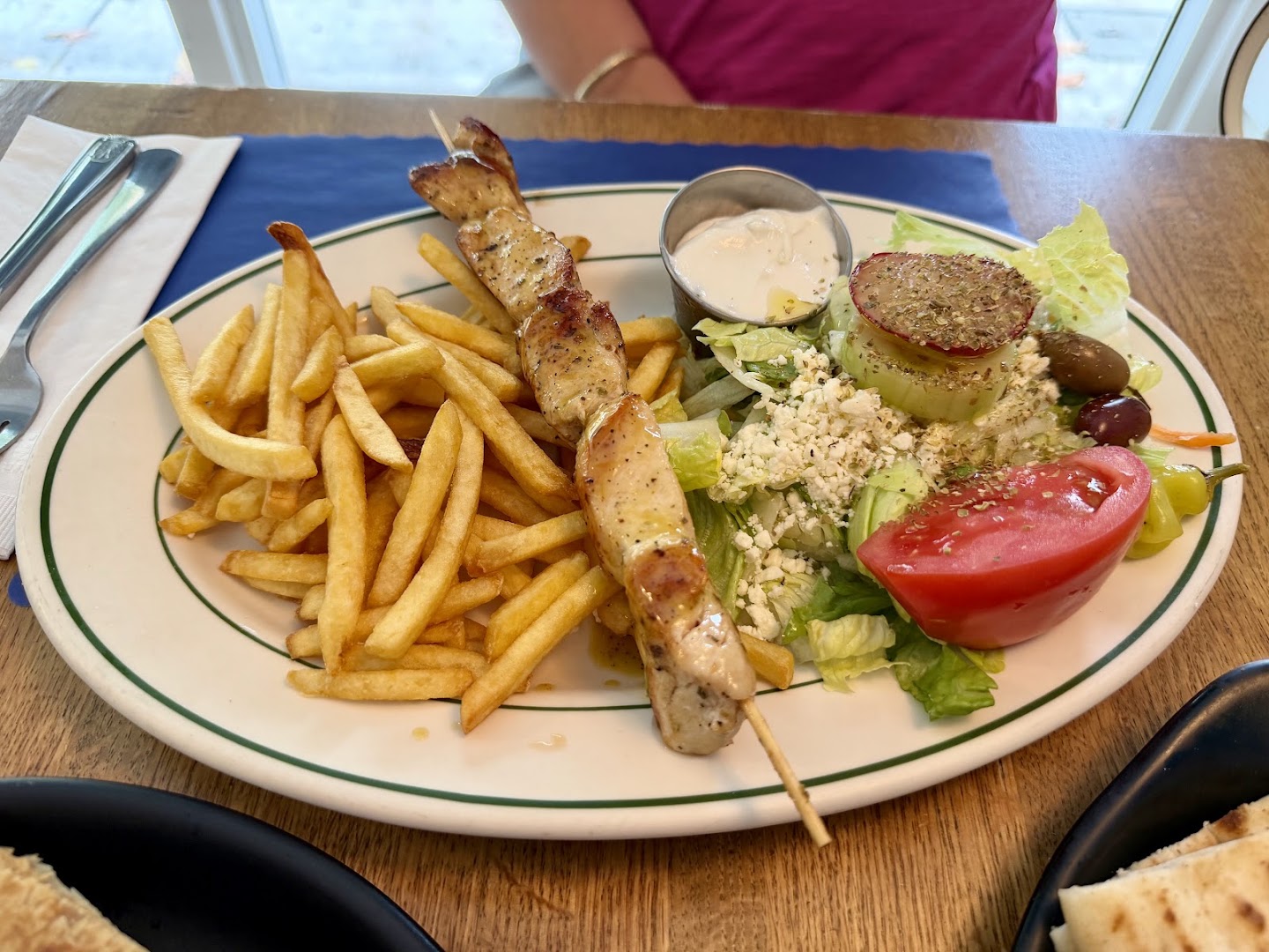 Maria's Greek Restaurant &mdash; a dish as served