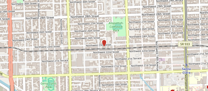 Map to Miami Frame Shop