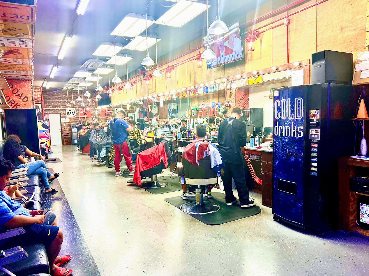 The Corner Barbershop &mdash; the room
