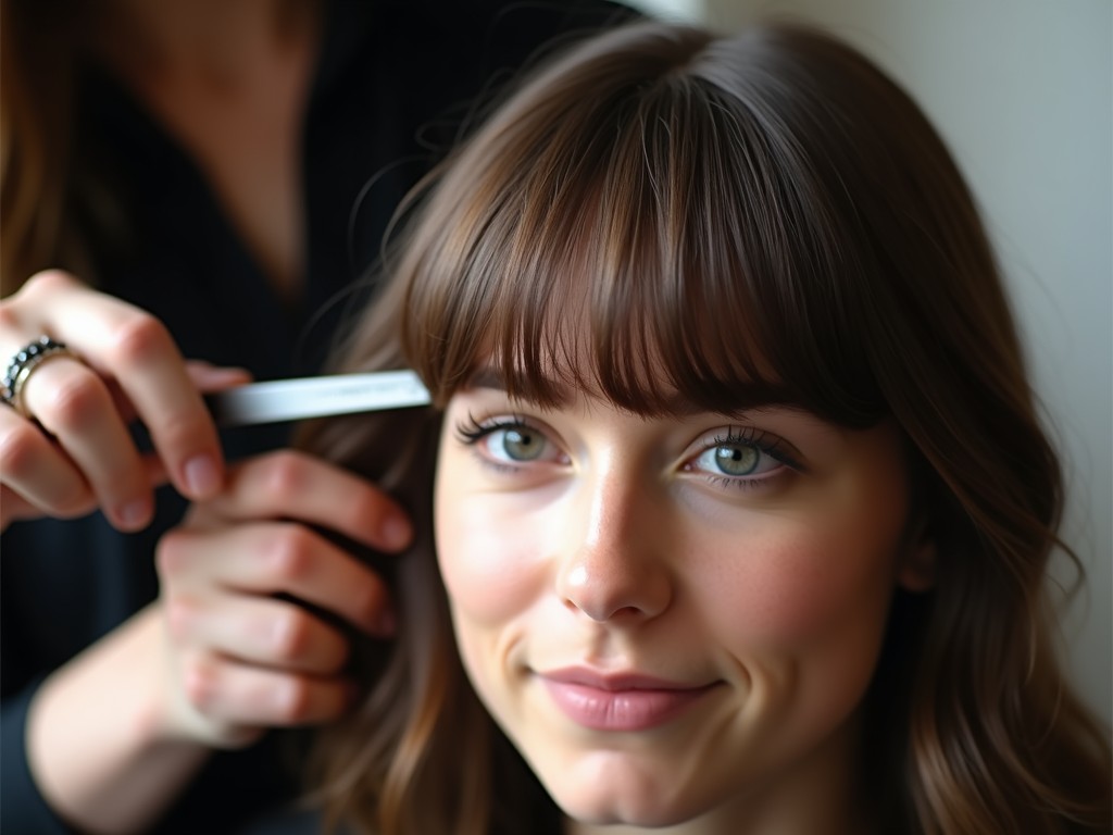 Two-block / fringe cut