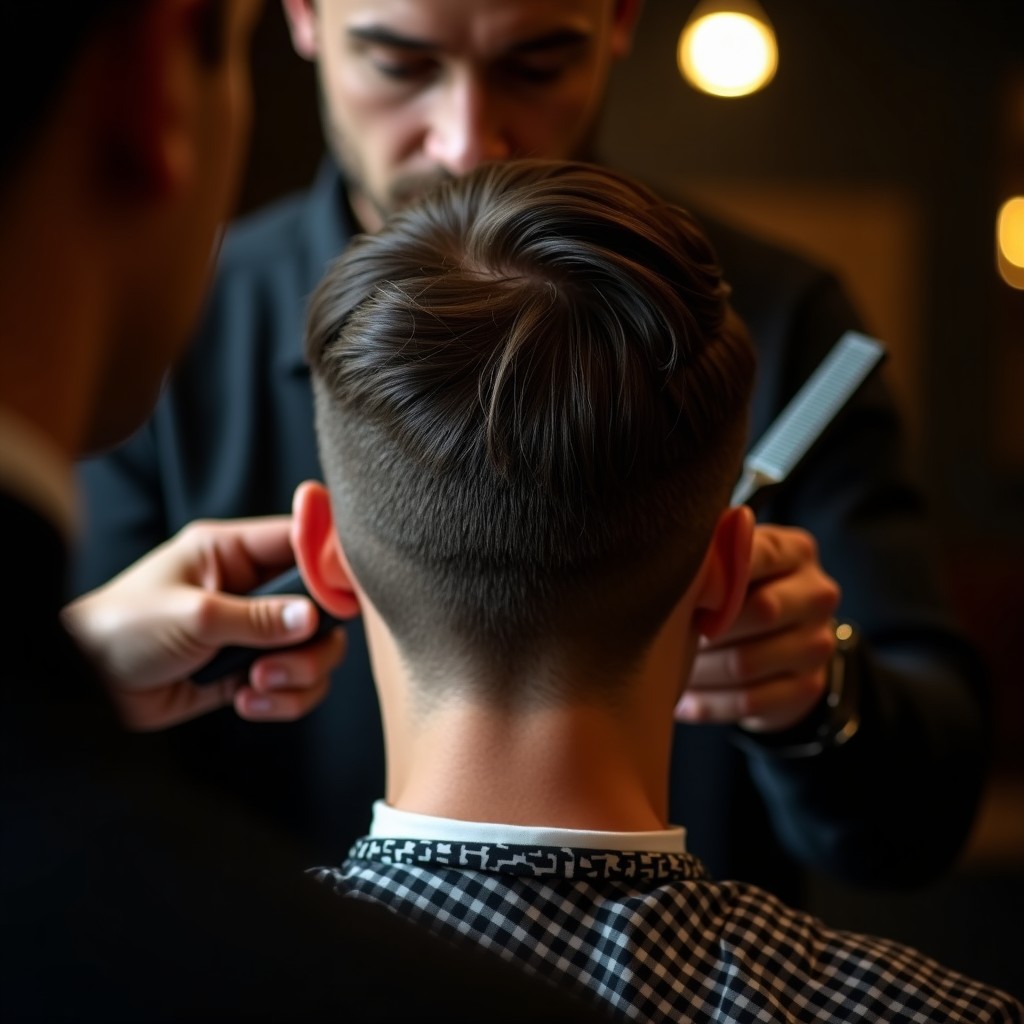 Scissor cut